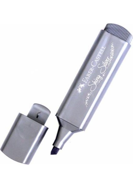 Faber Castell 1546 Fosforlu Metali?k Gümüş Kalem