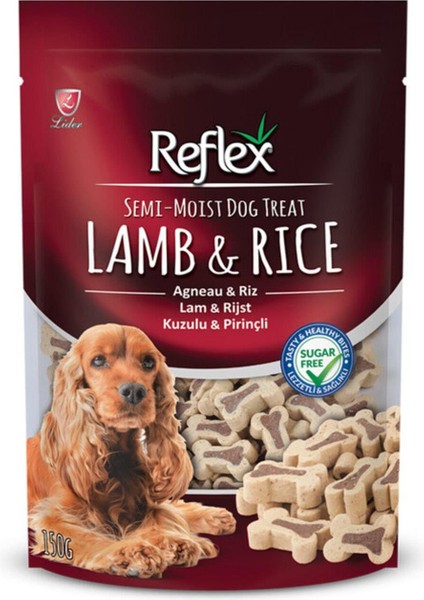 Kuzu Etli ve Pirinçli Küçük Irk Köpek Ödülü 150 gr