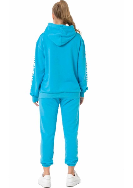 WLR148 Turkuaz Jogging Eşofman Takımı