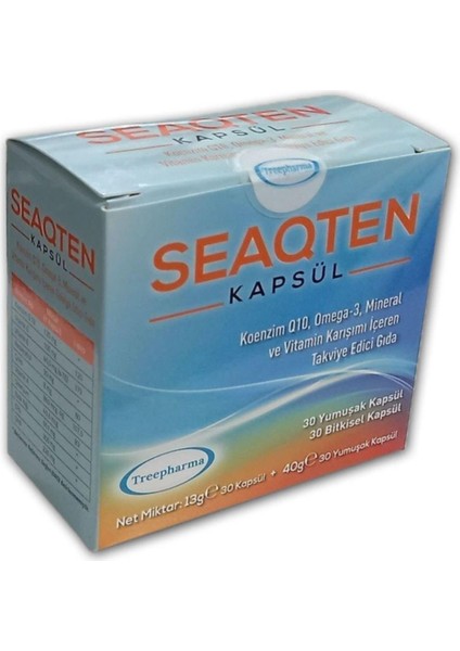 Seaqten 30 Yumuşak + 30 Bitkisel Kapsül