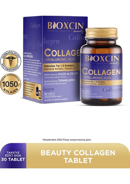 Beauty Collagen 30 Tablet - Tip1 Tip 3 Hidrolize