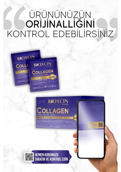 Beauty Collagen Toz 30 Saşe X 10.000 Mg Tip 1 - Tip 3 Hidrolize - Keratin