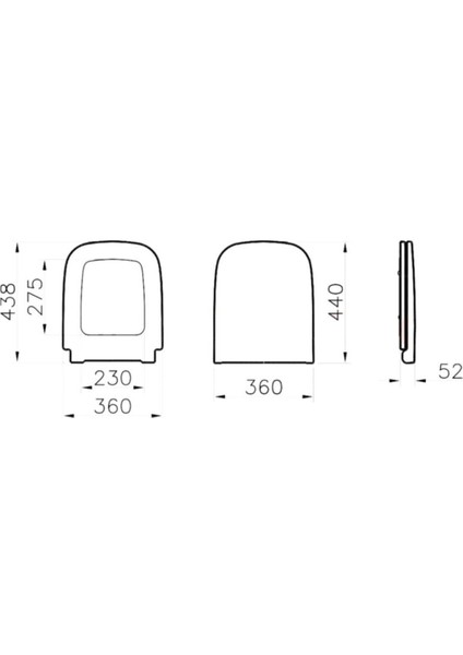 S20 147-003-909 Np Klozet Kapağı,yavaş