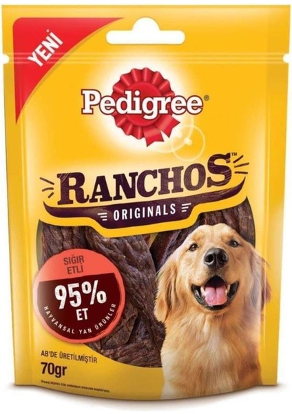 Ranchos Sığır Etli Köpek Ödül Maması 70gr