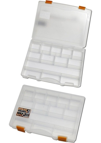 Bölmeli 11 Inch 13 Bölmeli Vida Çivi Organizer Kutu Süperbag 13