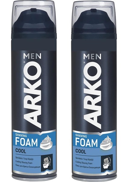 Men Cool Tıraş Köpüğü 200 Ml 2 Adet