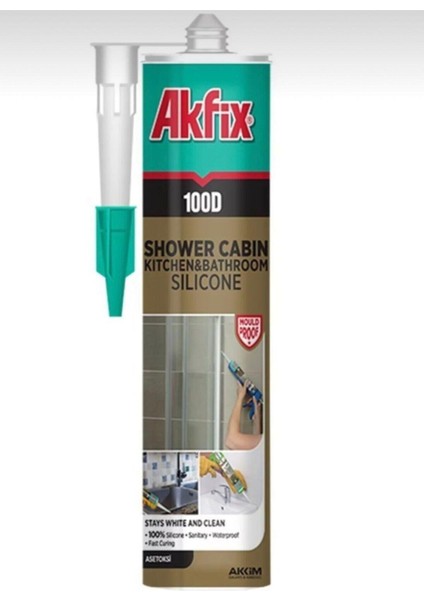Akfix 100D Duşakabin Silikonu Şeffaf SILIKON310