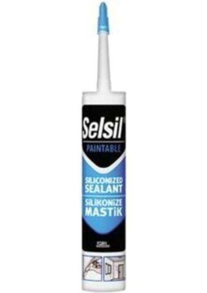 Silikonize Mastik Beyaz 500GR (5 Adet)