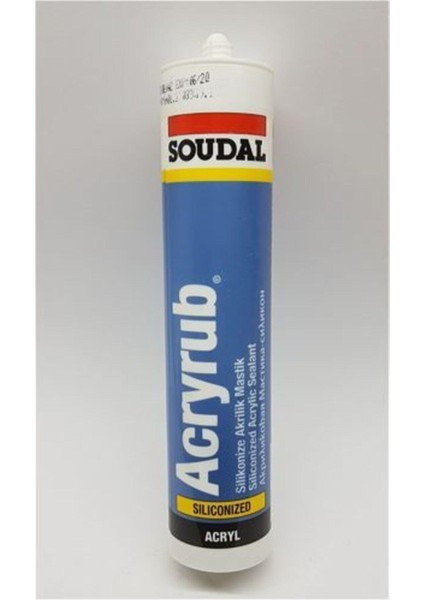 Silikonize Akrilik Mastik Beyaz 500 gr