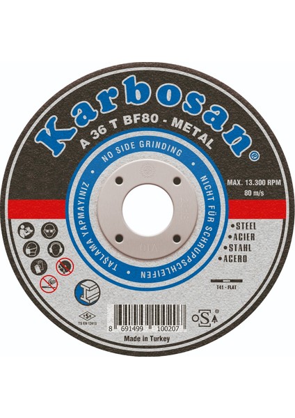 180X3.0X22 Nk Metal Kesme 25'li