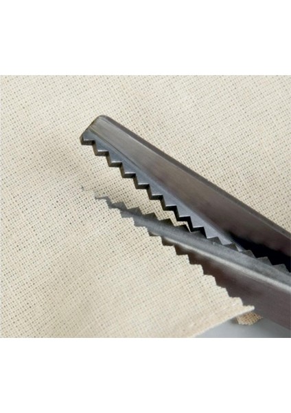 23.5 cm Çelik Zig Zag Kesim Terzi Sürfile Makası Her Türlü Kumaş İçin Uygun fiyatları