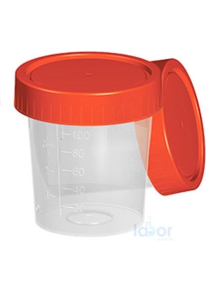 Polipropilen Steril Idrar Numune Kabı 100 ml / 250 Adet