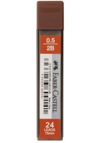 Faber Castell Faber Super Fine 0.5 Kalem Ucu 2b 75 mm