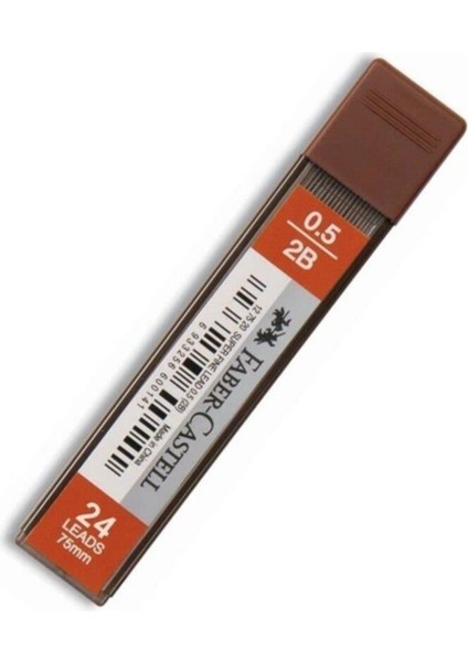 Faber Castel Faber-Castell Super Fine Min Kalem Uçu Siyah 0.5 mm 2b * 12 Adet fiyatları
