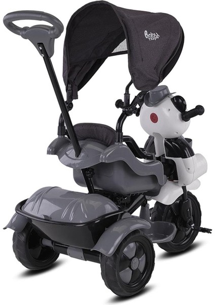 127 Little Panda Üçteker Gri