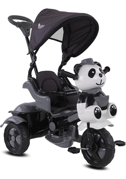 127 Little Panda Üçteker Gri