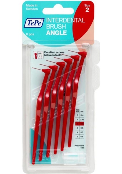 Arayüz Fırçası Angle Saplı 0.5 Mm - Kırmızı