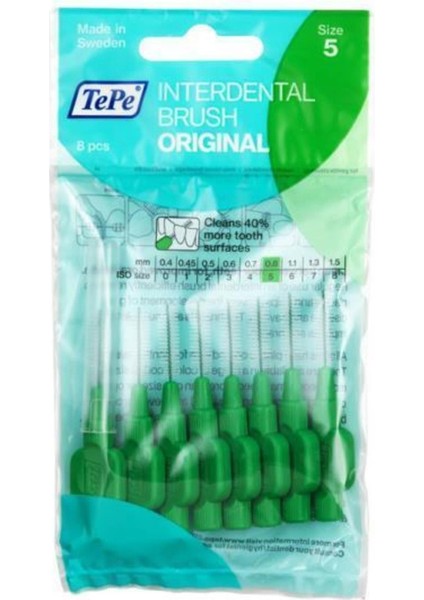 Arayüz Fırçası Yeşil 0,8 Mm 8'Li