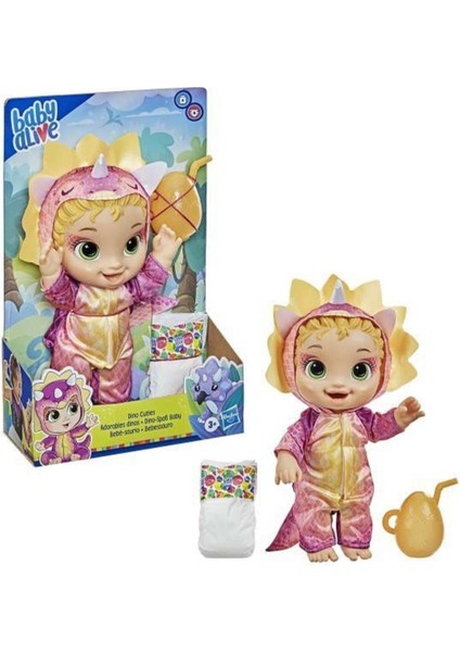 F0933 Baby Alive Dino Cuties Bebek Sarışın