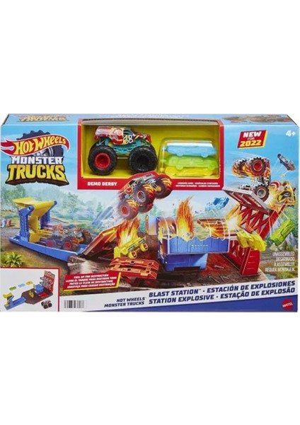 Monster Trucks Patlama Istasyonu Oyun Seti HFB12