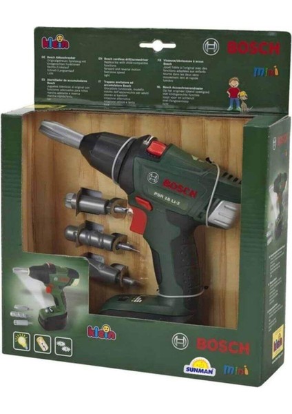 Bosch Kleın Oyuncak Işıklı Matkap Seti