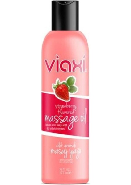 Sens Ankara Viaxi Masaj Yağı Çilek Aromalı 177 Ml.
