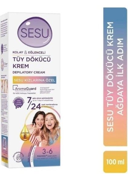 Tüy Dökücü Krem Ince Tüyler 100 ml