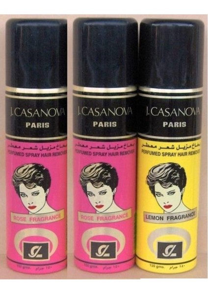 Sedat Baharat 3 Şişe Casanova Tüy Dökücü Köpük 150 ml