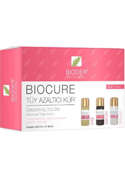 Biocure Tüy Azaltıcı Kür Yüz Için 3X5ML