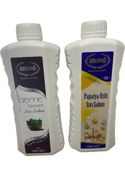 Defne Özlü Sıvı Sabun 1000ML+PAPATYA Özlü Sıvı Sabun 1000 ml