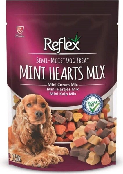 Semi-Moist Mini Mix Kalp Köpek Ödülü 150 gr Idili