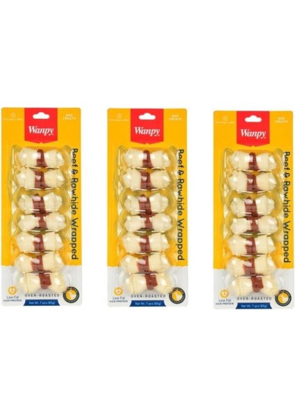Biftek Sargrılı Köpek Ödülü 85 gr. x 3 Adet