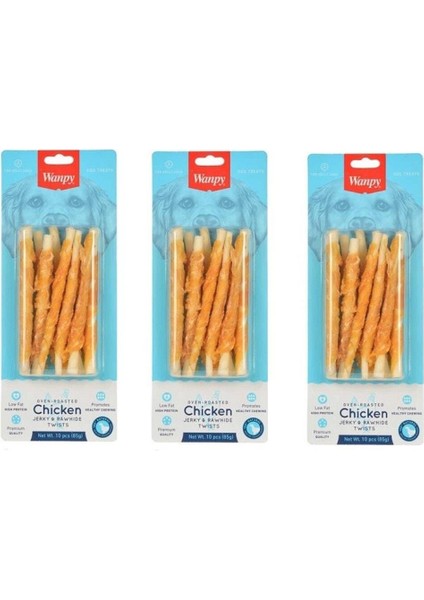 Tavuk Sargrılı Burgru Çubuğu 85 gr. x 3 Adet