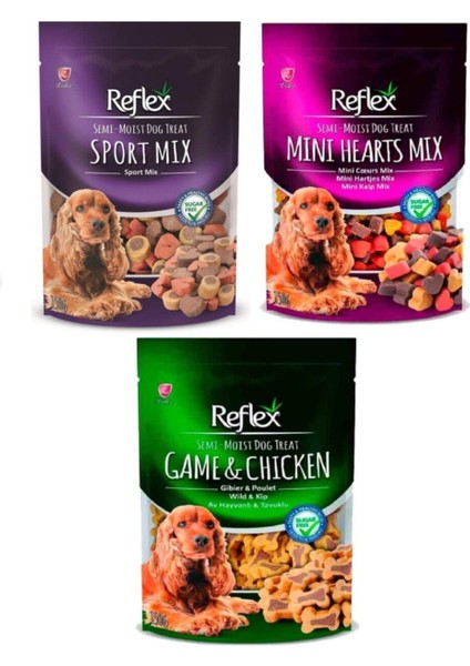 Semi-Moist Köpek Ödülü Karışık Avantaj Paketi 3 Lü