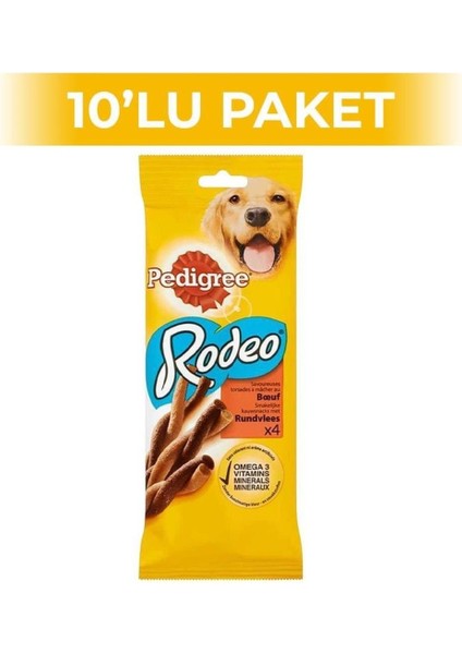 Rodeo Biftekli Köpek Ödül Maması 70 gr 10 Adet