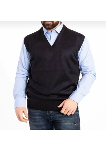 Rkek V Yaka Ince Yün Triko Örgü Tüylenmez Baba Süveter fiyatları