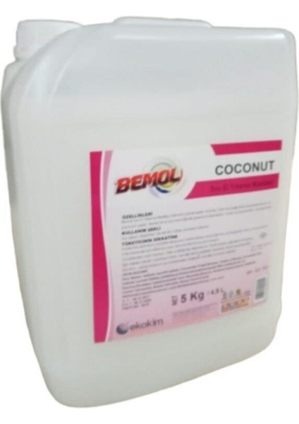 Coconut 5 kg Sıvı El Yıkama Maddesi (Hindistan Cevizli)
