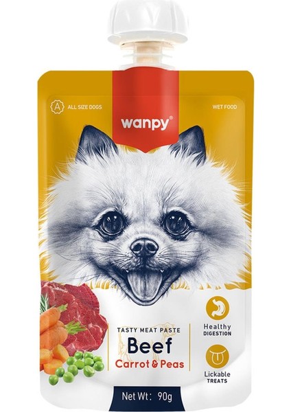 Taze Sığır Etli&havuçlu Köpek Et Ezmesi 90 gr