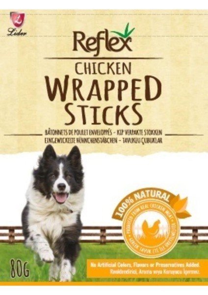 Dogr Tavuklu Ödül Çubuk - Chicken Wrapped Sticks 80 gr