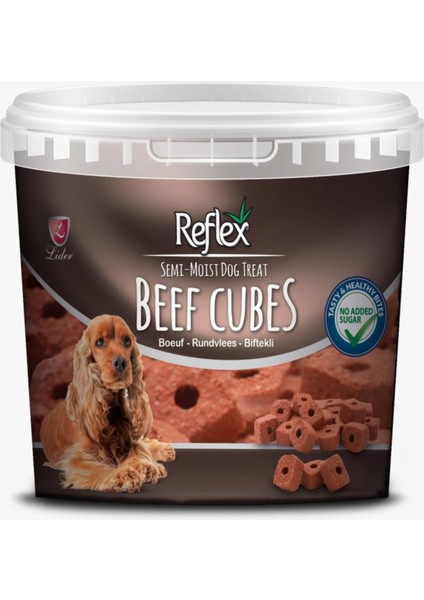 Semi Moist Dogr Treat Beef Cubes - Biftekli Küp Ödül 500 gr