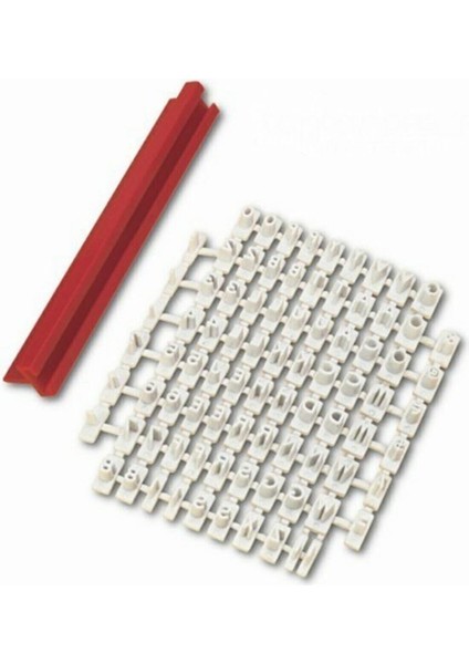 Kurabiye ve Şeker Hamuru Yazı Kaşesi Türkçe Karakterli