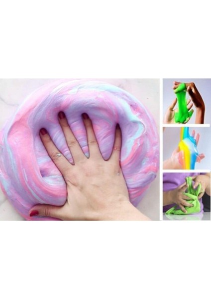 Event 6 Renk Neon Fosforlu Hazır Slime - Hazır Slaym Oyunu 6X170GR