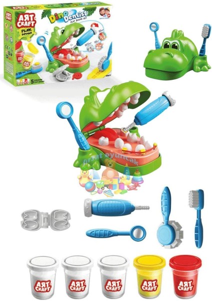 Toystore Dino Dişçi Oyun Hamuru Seti