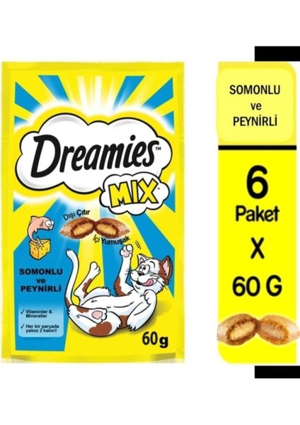 Kedi Ödül Maması 6X60gr Mix Somon Peynir