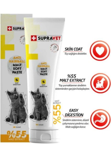 Anti Hairball Kediler Için Malt Macun 100 gr indirimleri