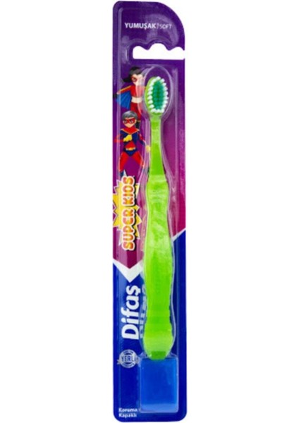 Diş Fırça Çocuk Soft Kapaklı