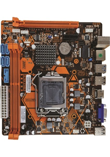 H61FHL Intel LGA1155 H61 Ddr3 Matx 1155P