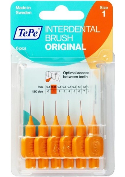 Arayüz Fırçası Blıster 6 Lı Turuncu 0,45 Mm