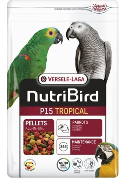 Versele Lagra Nutrıbırd P15 Tropıcal 1kgr
