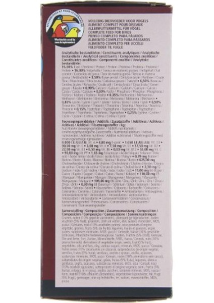 Versele Lagra Nutrıbırd P15 Tropıcal 1kgr